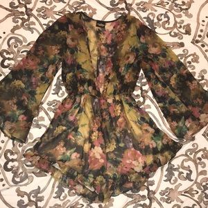 Audrey 3+1 floral romper